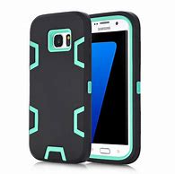 Image result for Samsung Galaxy S7 Edge Case Hard Soft Rubber Hybird Armor Impact