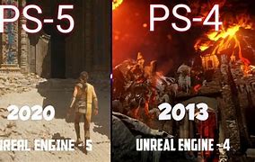 Image result for Unreal Engine 4 vs 5