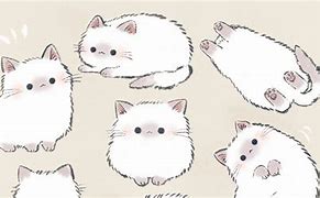 Image result for Cute Fluffy Kittens Drawings