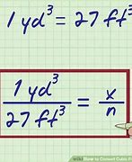 Image result for Square Feet Cubic Yard Conversion