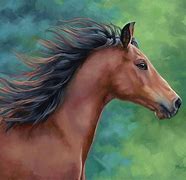 Image result for Chestnut Horse Painting