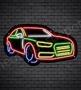 Image result for Neon Car Signs