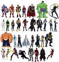 Image result for Marvel Men Action Heroes