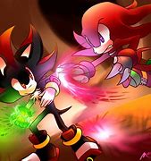 Image result for Knuckles versus Shadow