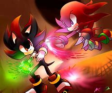 Image result for Knuckles and Shadow