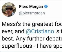 Image result for Piers Morgan Ronaldo Messi World Cup Meme
