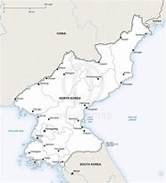 Image result for Political Map of North Korea