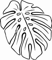 Image result for Tropical Leavest Black and White Clip Art