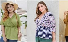 Image result for Plus Size Casual Tunics