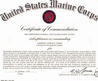 Image result for Letter of Appreciation USMC