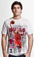 Image result for Derrick Rose T-Shirt Chicago Bulls
