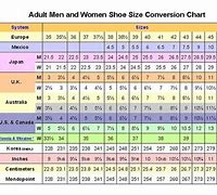 Image result for Women's Shoe Sizes Inches