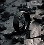 Image result for Black Titanium Wedding Band Ring