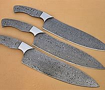 Image result for Damascus Kitchen Knife Blanks
