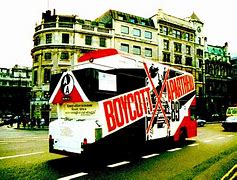 Image result for Boycott Apartheid Bus