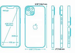 Image result for iPhone 13 Height in Inches