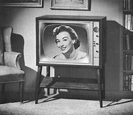 Image result for Wood-Paneled Magnavox TV