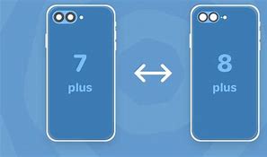 Image result for iPhone 7 Plus 8 Plus Size Comparison