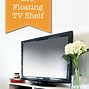 Image result for How to Make a Floating Shelve for TV