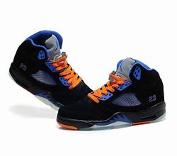 Image result for Jordan 5 Black Blue Orange