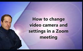 Image result for How to Change Camera in Zoom