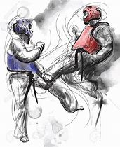 Image result for Martial Arts Drawing