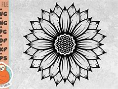 Image result for Detailed Sunflower SVG