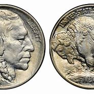 Image result for Indian Head Buffalo Nickel No Date Value