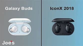 Image result for Samsung Gear Iconx 2018 vs Galaxy Buds