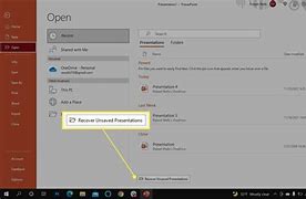 Image result for Recover Unsaved PowerPoint