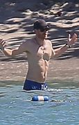Image result for Prince Harry in Swimming Trunks