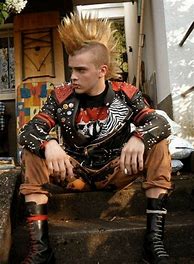 Image result for 80s Punk Style