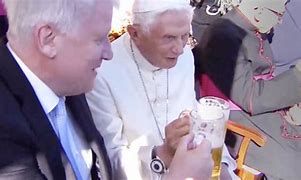 Image result for Pope Benedict Beer