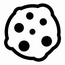 Image result for Chocolate Chip Cookie Clip Art Black and White