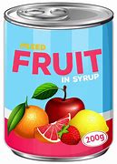 Image result for Canned Fruit Clip Art