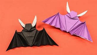 Image result for Halloween Bat Origami
