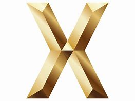 Image result for Gold X PNG