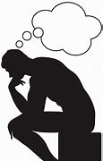 Image result for Person Thinking Clip Art N Black