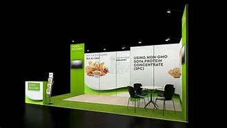 Image result for 18 Square Meters Exhibitor Stall Design