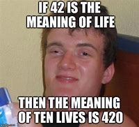 Image result for Meaning of Life Four Meme