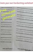 Image result for Tracing Name Worksheets Printable