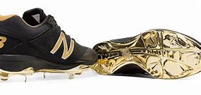 Image result for Black Gold New Balance Cleats