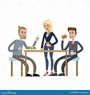 Image result for Office Lunch Cartoon