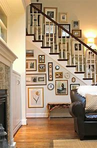 Image result for Stairway Gallery Wall