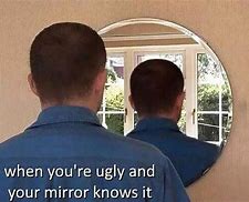 Image result for Talking to Self in Mirror Meme