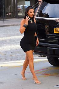 Image result for Kim Kardashian Little Black Dress