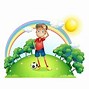 Image result for Kicking Ball Animation