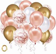 Image result for Rose Gold Foil Party Ballon
