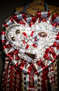 Image result for Heart Shaped Homecoming Mums