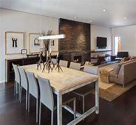 Image result for Living Room with Dining Table